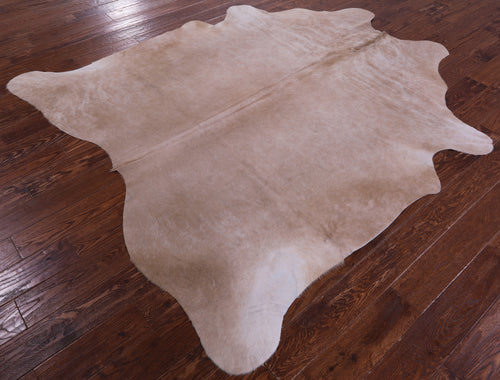 Light Brown Natural Cowhide Rug - X-Large 7' 2