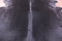 Thumbnail for Black Natural Cowhide Rug - X-Large 7' 7