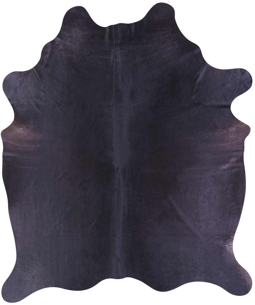 Black Natural Cowhide Rug - XX-Large 8' 0"H x 6' 8"W