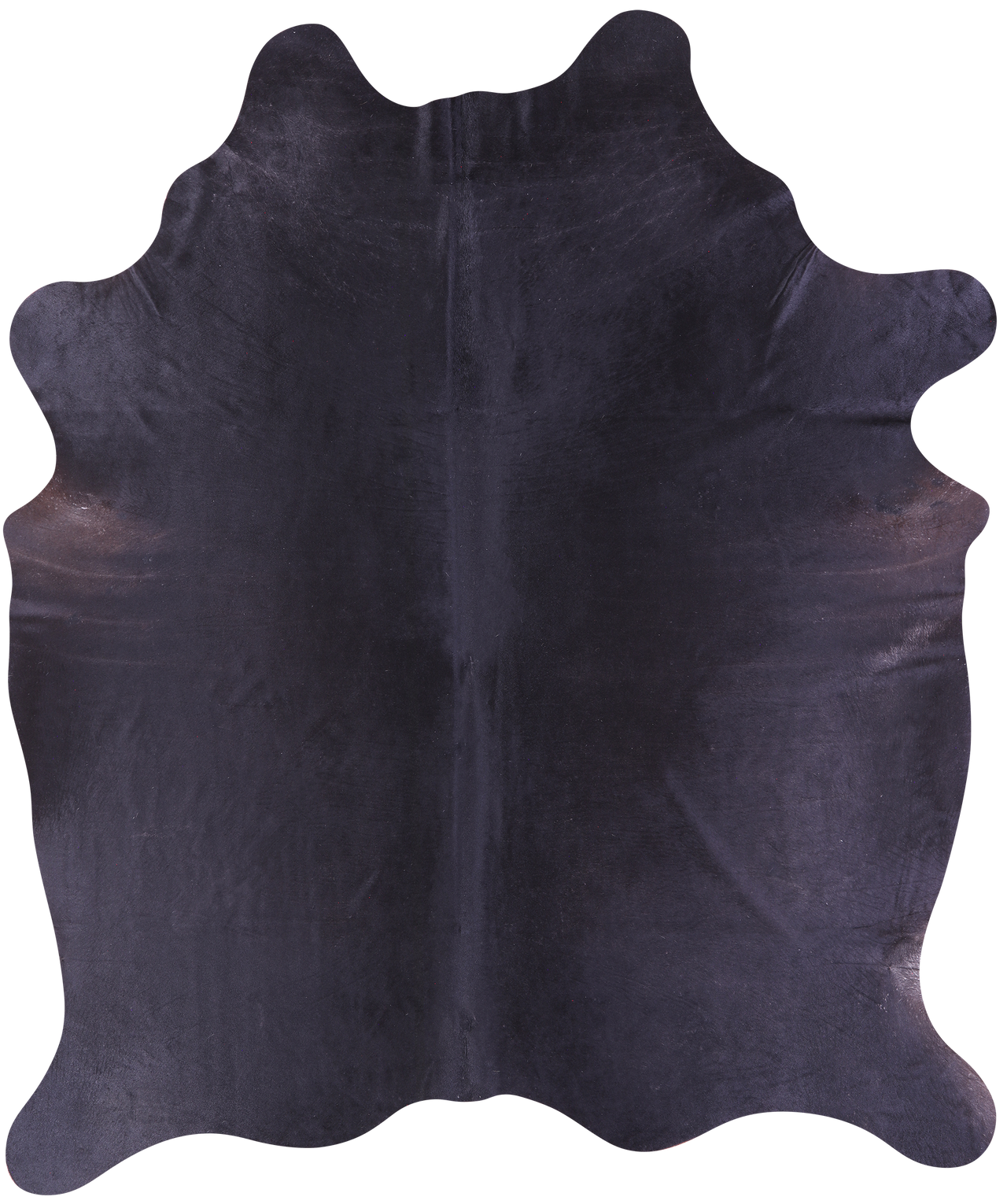 Black Natural Cowhide Rug - XX-Large 8' 0"H x 6' 8"W