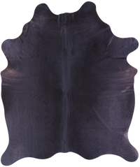 Thumbnail for Black Natural Cowhide Rug - XX-Large 8' 0