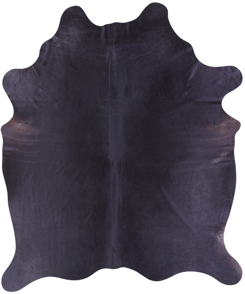 Black Natural Cowhide Rug - XX-Large 8' 0