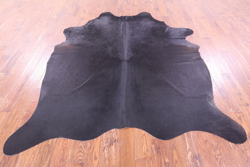 Black Natural Cowhide Rug - XX-Large 8' 0