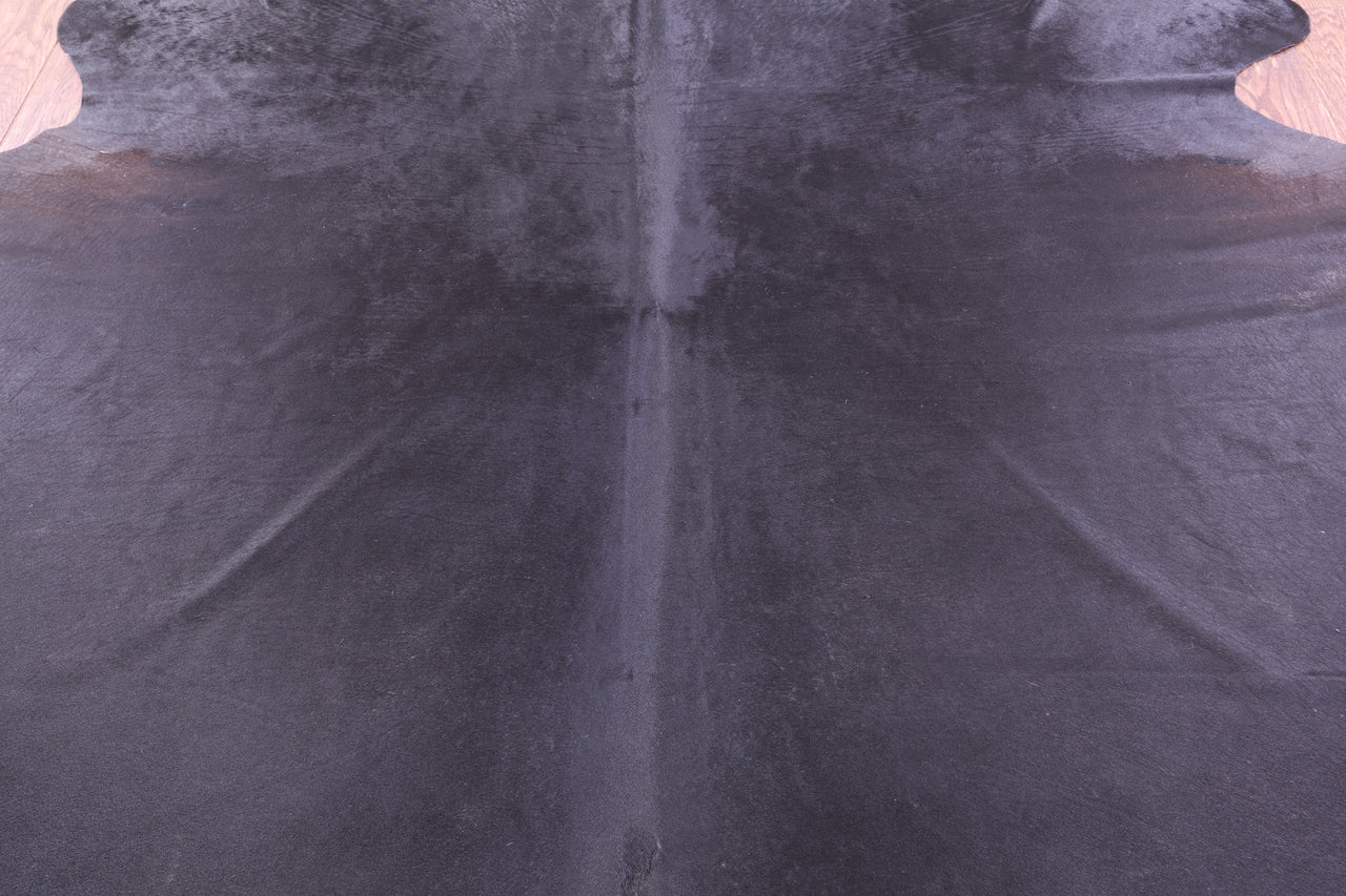 Black Natural Cowhide Rug - XX-Large 8' 0"H x 6' 8"W
