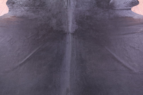 Black Natural Cowhide Rug - XX-Large 8' 0