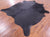 Black Natural Cowhide Rug - XX-Large 8' 0"H x 6' 8"W