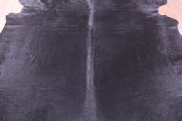 Thumbnail for Black Natural Cowhide Rug - X-Large 7' 7