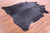Black Natural Cowhide Rug - X-Large 7' 7"H x 6' 7"W