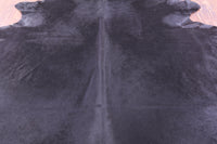 Thumbnail for Black Natural Cowhide Rug - X-Large 7' 3