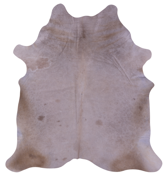 Beige Natural Cowhide Rug - X-Large 7' 2"H x 6' 7"W