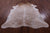 Beige Natural Cowhide Rug - X-Large 7' 7"H x 6' 7"W
