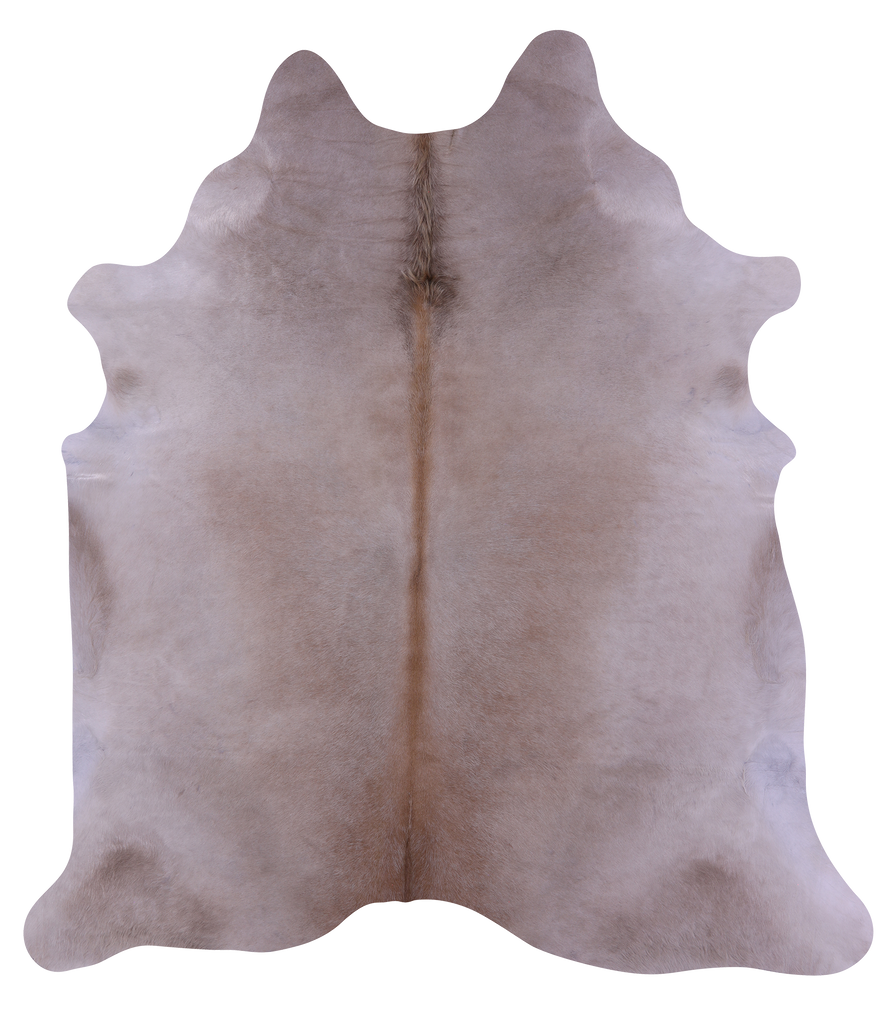 Beige Natural Cowhide Rug - X-Large 7' 6"H x 6' 7"W