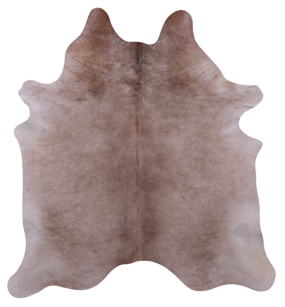 Beige Natural Cowhide Rug - X-Large 7' 4"H x 6' 7"W