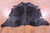 Black Natural Cowhide Rug - X-Large 7' 4"H x 6' 8"W