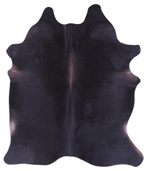 Black Natural Cowhide Rug - X-Large 7' 1