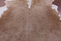 Thumbnail for Brown & White Natural Cowhide Rug - X-Large 7' 7