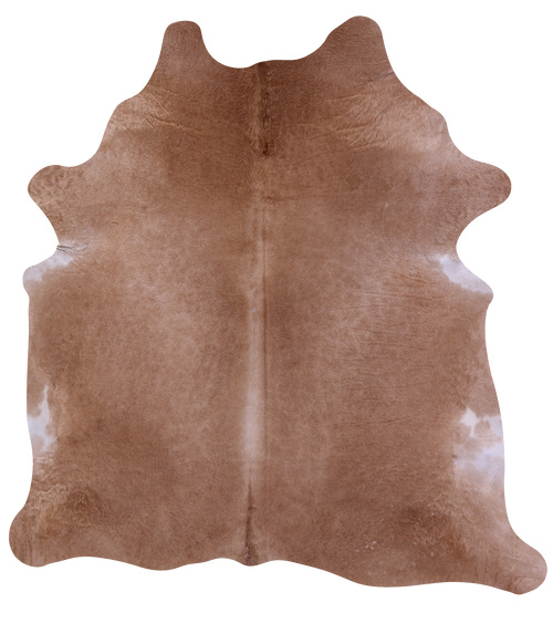 Light Brown Natural Cowhide Rug - X-Large 7' 7