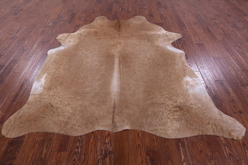 Light Brown Natural Cowhide Rug - X-Large 7' 7