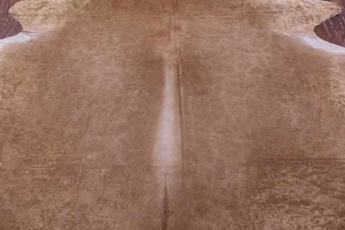 Light Brown Natural Cowhide Rug - X-Large 7' 7