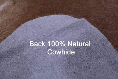 Light Brown Natural Cowhide Rug - X-Large 7' 7