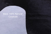 Thumbnail for Black Natural Cowhide Rug - XX-Large 7' 9