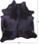 Black Natural Cowhide Rug - XX-Large 7' 9"H x 6' 8"W