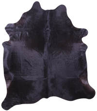 Thumbnail for Black Natural Cowhide Rug - XX-Large 7' 9