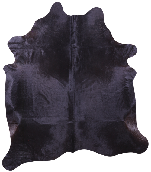 Black Natural Cowhide Rug - XX-Large 7' 9