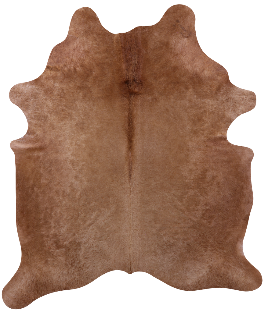 Brown Natural Cowhide Rug - XX-Large 7' 9"H x 6' 6"W