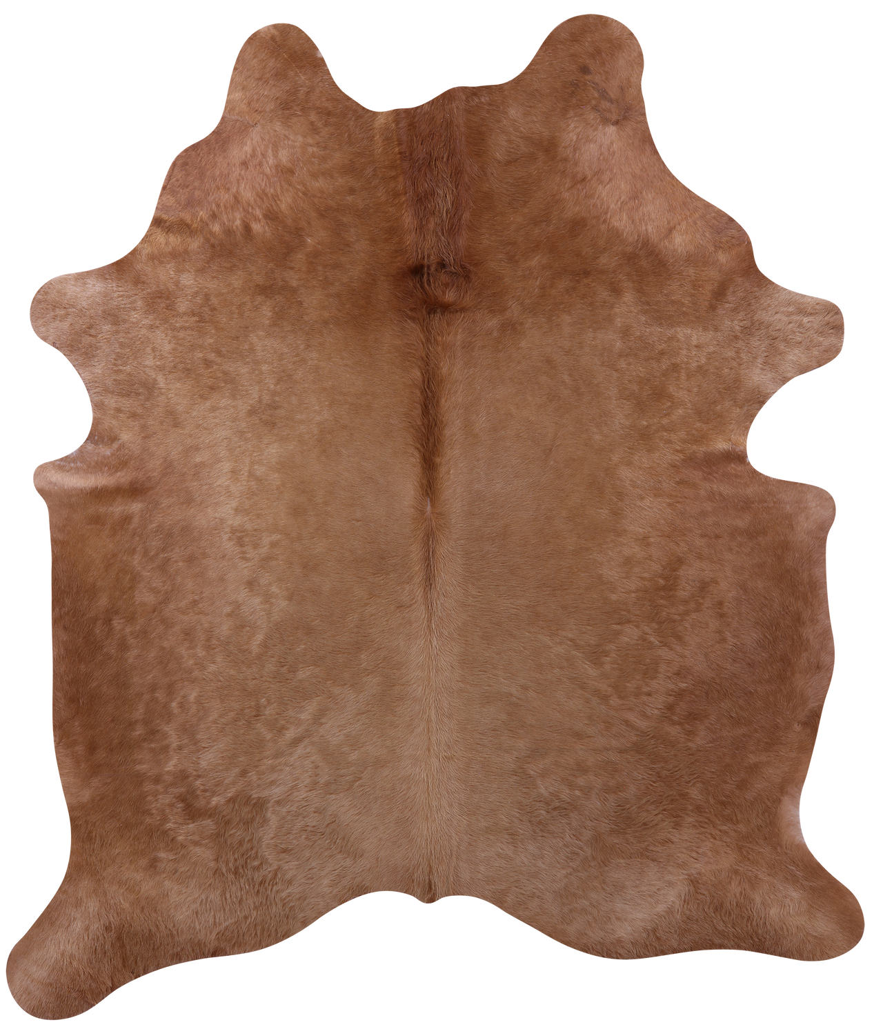 Brown Natural Cowhide Rug - XX-Large 7' 9"H x 6' 6"W