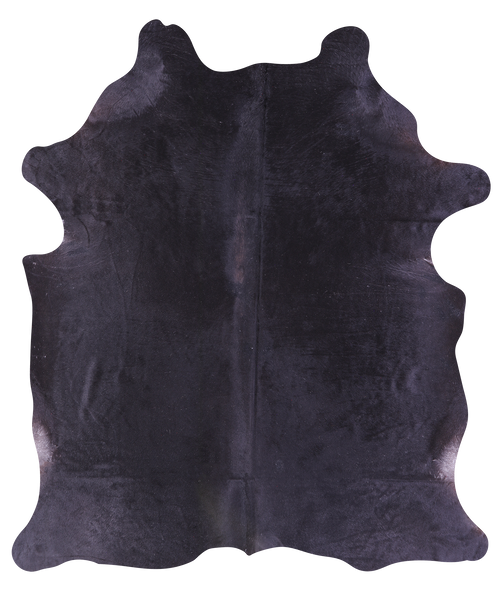 Black Natural Cowhide Rug - X-Large 7' 7
