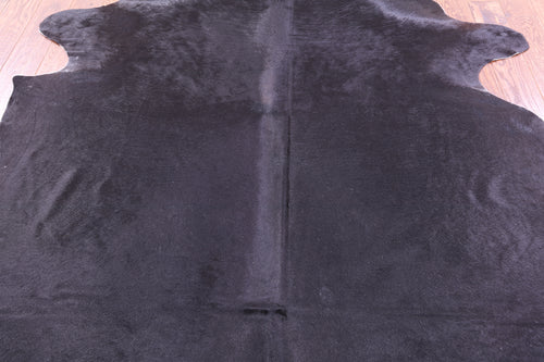Black Natural Cowhide Rug - X-Large 7' 7