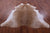 Brown & White Natural Cowhide Rug - X-Large 7' 7"H x 7' 3"W