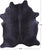 Black Natural Cowhide Rug - XX-Large 7' 9"H x 6' 6"W