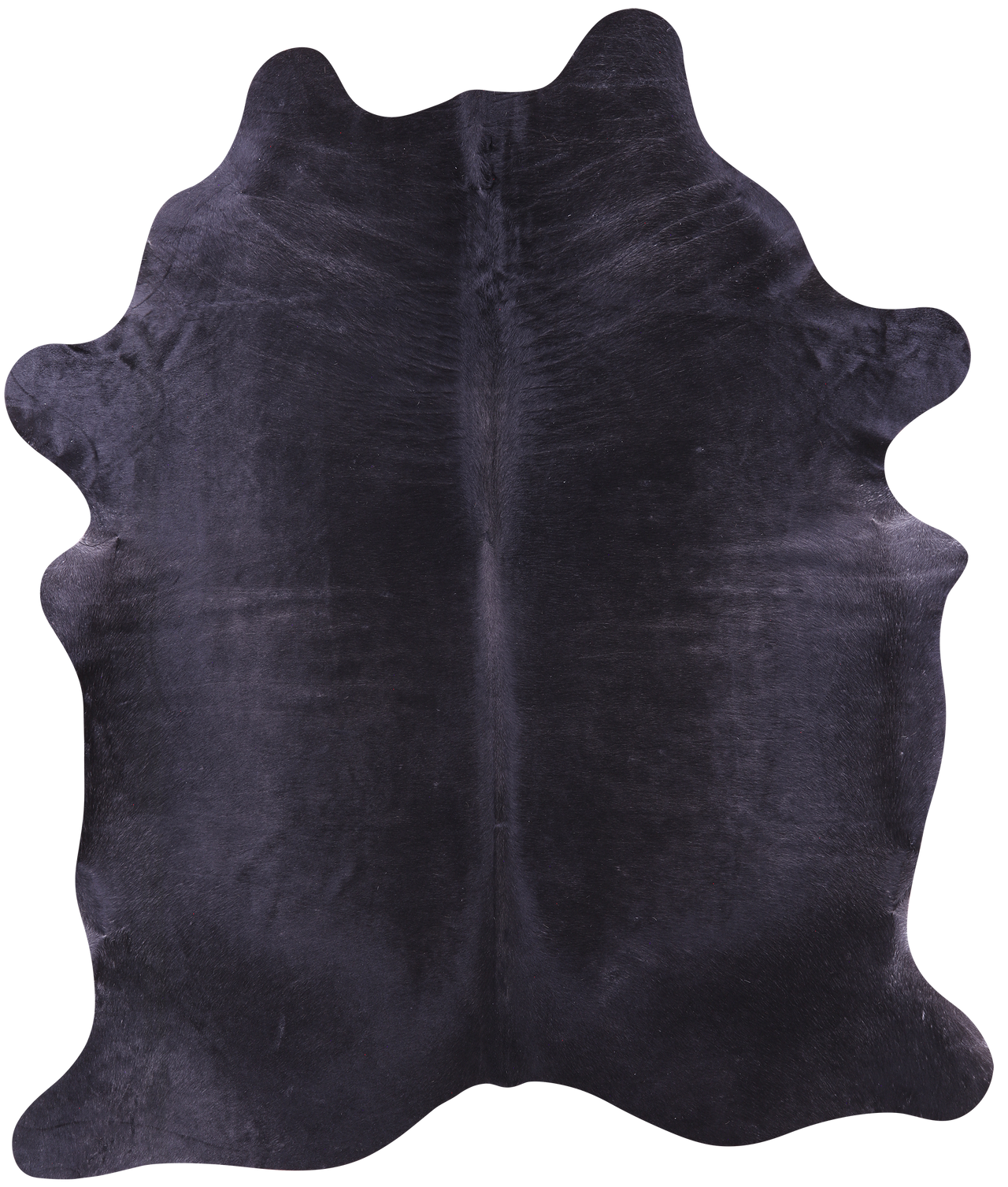 Black Natural Cowhide Rug - XX-Large 7' 9"H x 6' 6"W