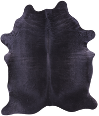 Thumbnail for Black Natural Cowhide Rug - XX-Large 7' 9