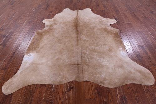 Light Brown Natural Cowhide Rug - XX-Large 7' 8