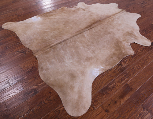 Light Brown Natural Cowhide Rug - XX-Large 7' 8