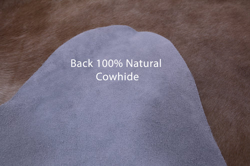 Light Brown Natural Cowhide Rug - XX-Large 7' 8