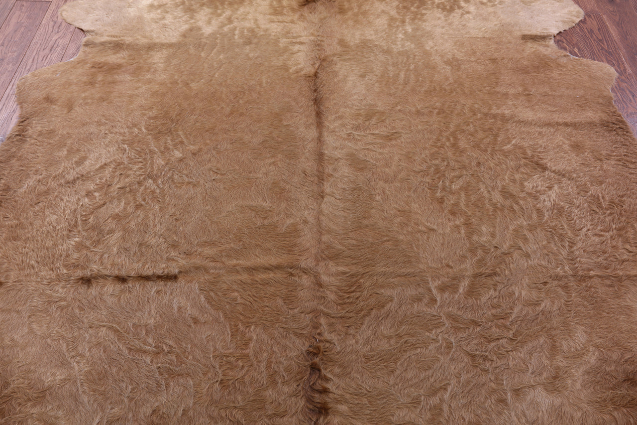 Brown Natural Cowhide Rug - XX-Large 8' 7"H x 7' 0"W