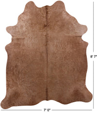 Thumbnail for Brown Natural Cowhide Rug - XX-Large 8' 7