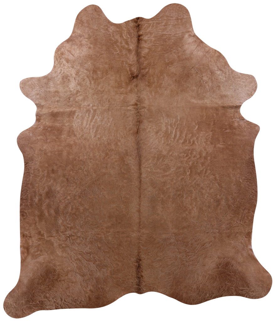 Brown Natural Cowhide Rug - XX-Large 8' 7"H x 7' 0"W