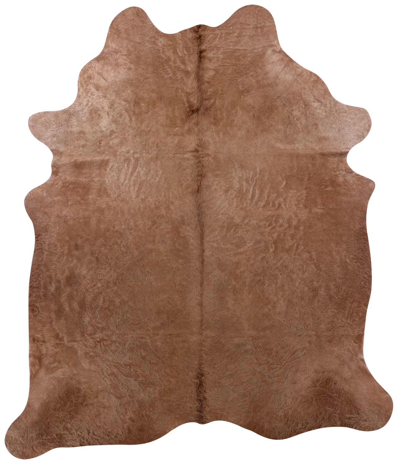 Brown Natural Cowhide Rug - XX-Large 8' 7"H x 7' 0"W