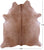 Light Brown Natural Cowhide Rug - XX-Large 7' 9"H x 6' 8"W
