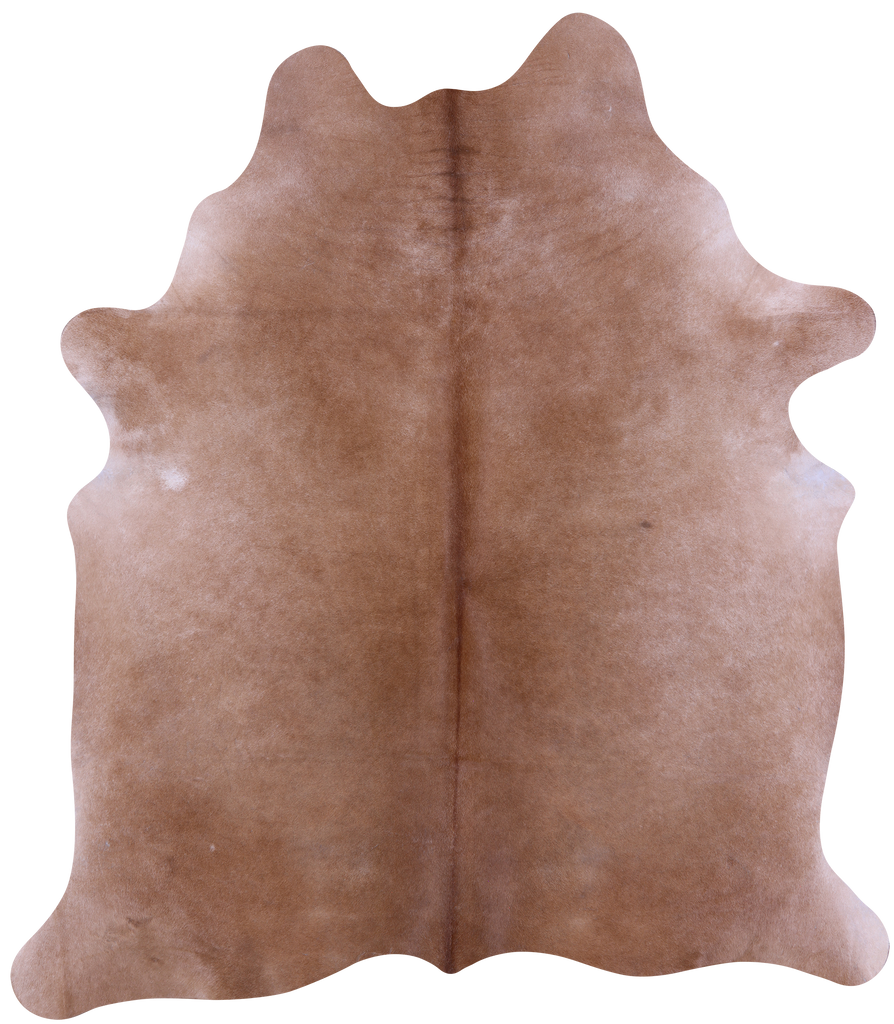 Light Brown Natural Cowhide Rug - XX-Large 7' 9"H x 6' 8"W