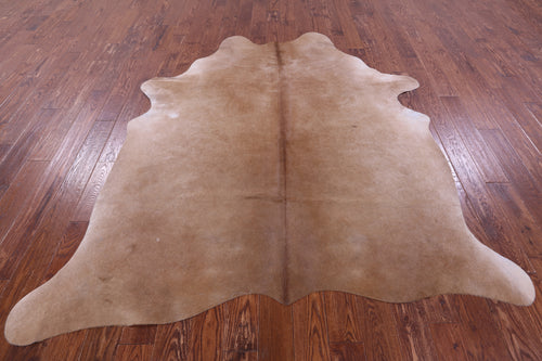 Light Brown Natural Cowhide Rug - XX-Large 7' 9