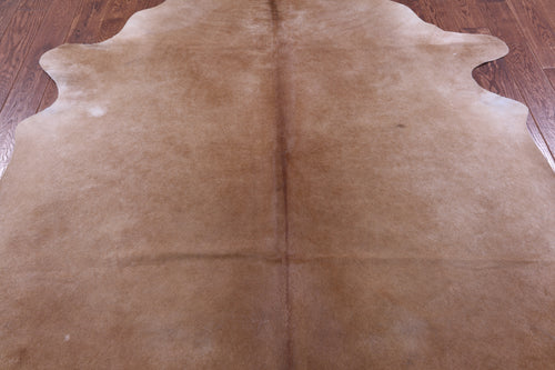 Light Brown Natural Cowhide Rug - XX-Large 7' 9