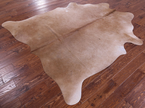 Light Brown Natural Cowhide Rug - XX-Large 7' 9