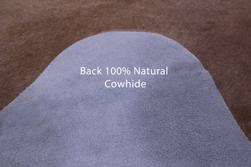 Light Brown Natural Cowhide Rug - XX-Large 7' 9