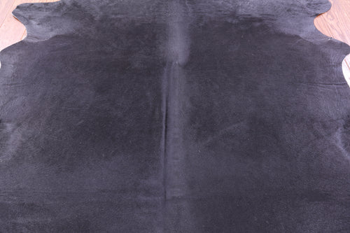 Black Natural Cowhide Rug - Large 6' 6